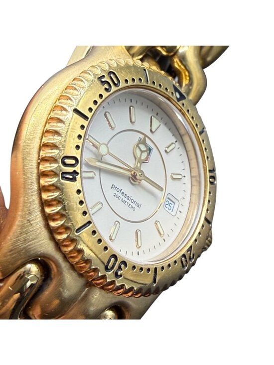 Tag Heuer Women Watch Professional WG1330-2 Gold Tone Stainless Steel Swiss Made main image 4